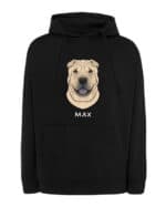TL HO SIM 1533 (7) Bluza z kapturem Shar Pei Personalizowana Pupil Pies