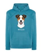 TL HO SIM 1534 (13) Bluza z kapturem <br>Jack Russell Terrier Personalizowana Pupil Pies