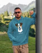 TL HO SIM 1534 (15) Bluza z kapturem <br>Jack Russell Terrier Personalizowana Pupil Pies