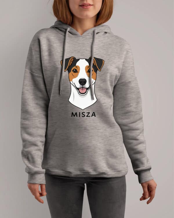 TL HO SIM 1534 (2) Bluza z kapturem <br>Jack Russell Terrier Personalizowana Pupil Pies
