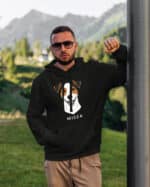 TL HO SIM 1534 (9) Bluza z kapturem <br>Jack Russell Terrier Personalizowana Pupil Pies