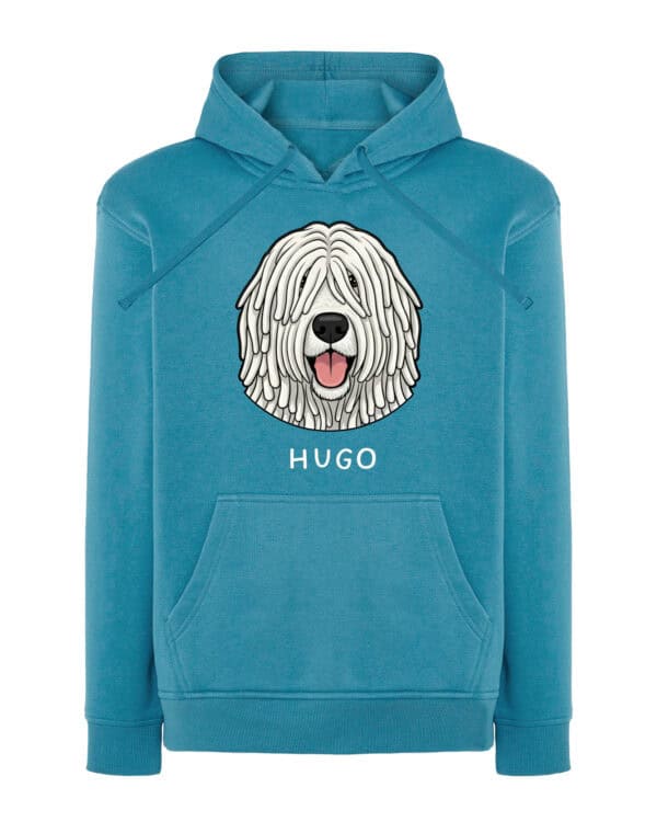 TL HO SIM 1535 (13) Bluza z kapturem <br>Komondor Personalizowana Pupil Pies