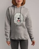 TL HO SIM 1535 (2) Bluza z kapturem <br>Komondor Personalizowana Pupil Pies