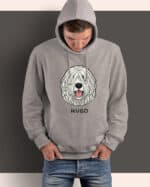 TL HO SIM 1535 (3) Bluza z kapturem <br>Komondor Personalizowana Pupil Pies