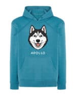 TL HO SIM 1536 (13) Bluza z kapturem <br>Husky Personalizowana Pupil Pies