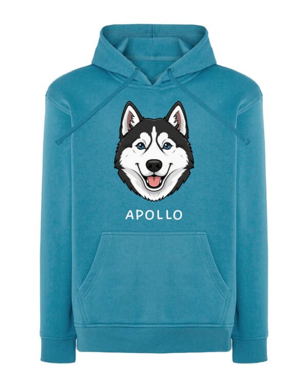 TL HO SIM 1536 (13) Bluza z kapturem <br>Husky Personalizowana Pupil Pies