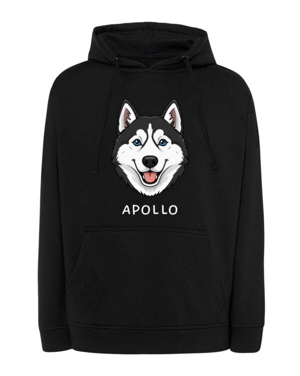 TL HO SIM 1536 (7) Bluza z kapturem Husky Personalizowana Pupil Pies
