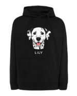 TL HO SIM 1537 (7) Bluza z kapturem Dalmatyńczyk Personalizowana Pupil Pies