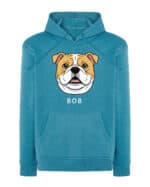 TL HO SIM 1538 (13) Bluza z kapturem <br>Bulldog Personalizowana Pupil Pies
