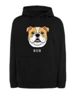 TL HO SIM 1538 (7) Bluza z kapturem Bulldog Personalizowana Pupil Pies