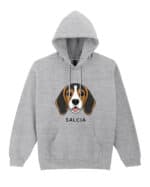 TL HO SIM 1540 (1) Bluza z kapturem <br>Beagle Personalizowana Pupil Pies