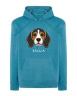 TL HO SIM 1540 (13) Bluza z kapturem <br>Beagle Personalizowana Pupil Pies