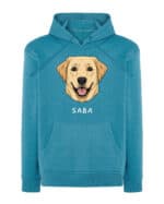 TL HO SIM 1541 (13) Bluza z kapturem <br>Labrador Personalizowana Pupil Pies