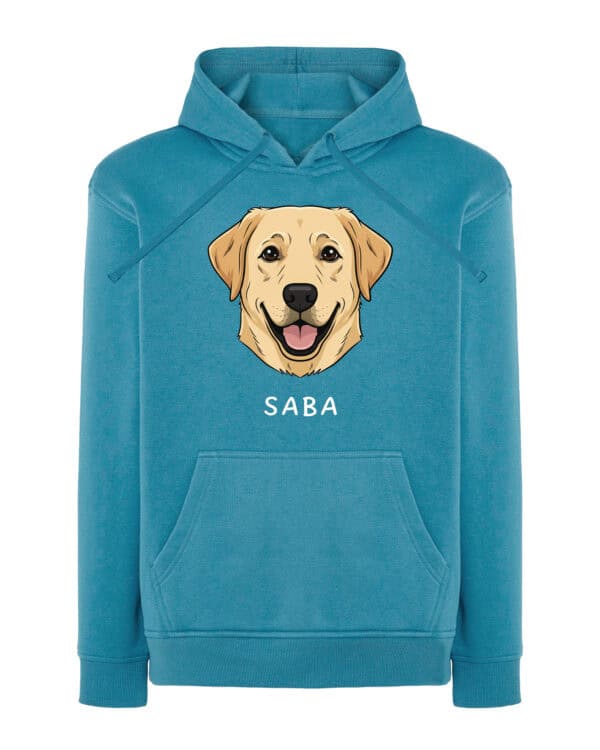 TL HO SIM 1541 (13) Bluza z kapturem <br>Labrador Personalizowana Pupil Pies