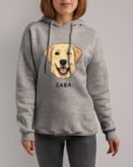 TL HO SIM 1541 (2) Bluza z kapturem <br>Labrador Personalizowana Pupil Pies