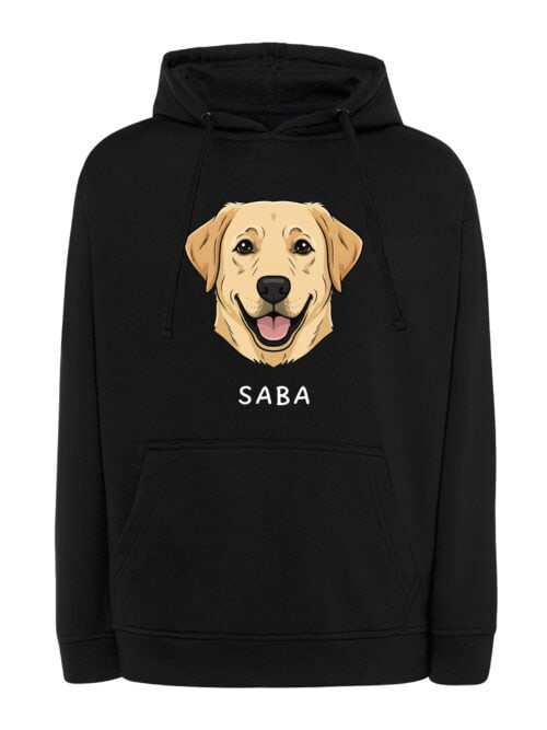 TL HO SIM 1541 (7) Bluza z kapturem Labrador Personalizowana Pupil Pies
