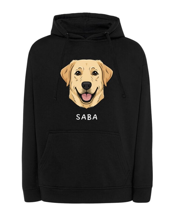 TL HO SIM 1541 (7) Bluza z kapturem Labrador Personalizowana Pupil Pies