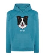TL HO SIM 1542 (13) Bluza z kapturem <br>Border Collie Personalizowana Pupil Pies