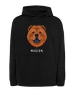 TL HO SIM 1543 (7) Bluza z kapturem Chow Chow Personalizowana Pupil Pies