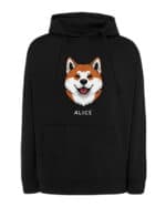 TL HO SIM 1546 (7) Bluza z kapturem Akita Inu Personalizowana Pies Pieseł