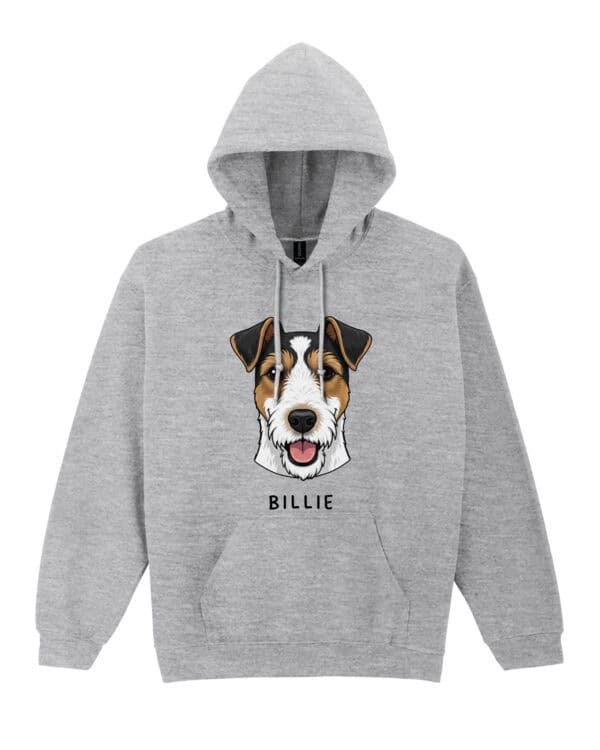 TL HO SIM 1548 (1) Bluza z kapturem <br>Parson Russell terrier Personalizowana Pupil Pies