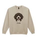 TL SWE SIM 1500 (7) Bluza bez kaptura <br>Hiszpański pies dowodny Personalizowana Pupil Pies