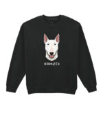 TL SWE SIM 1505 (10) Bluza bez kaptura Bull Terrier Personalizowana Pupil Pies