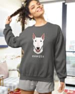 TL SWE SIM 1505 (14) Bluza bez kaptura <br>Bull Terrier Personalizowana Pupil Pies