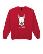 TL SWE SIM 1505 (16) Bluza bez kaptura <br>Bull Terrier Personalizowana Pupil Pies