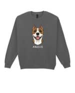 TL SWE SIM 1510 (13) Bluza bez kaptura <br>Amstaff Personalizowana Pupil Pies