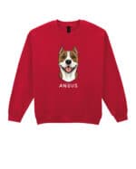 TL SWE SIM 1510 (16) Bluza bez kaptura <br>Amstaff Personalizowana Pupil Pies