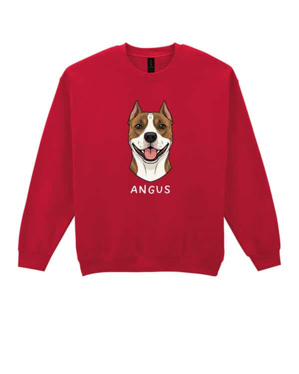 TL SWE SIM 1510 (16) Bluza bez kaptura <br>Amstaff Personalizowana Pupil Pies