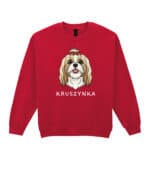 TL SWE SIM 1511 (16) Bluza bez kaptura <br>Shih Tzu Personalizowana Pupil Pies