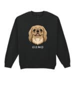 TL SWE SIM 1513 (10) Bluza bez kaptura Pekińczyk Personalizowana Pupil Pies