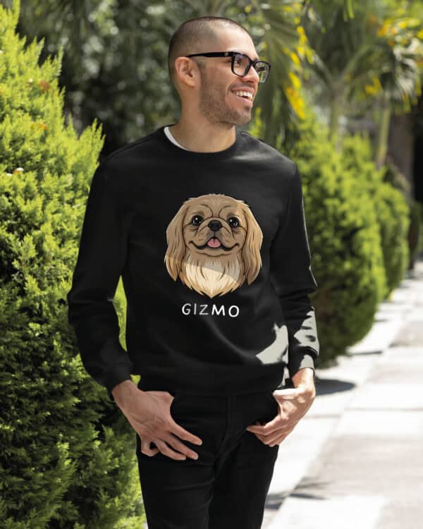 TL SWE SIM 1513 (12) Bluza bez kaptura <br>Pekińczyk Personalizowana Pupil Pies