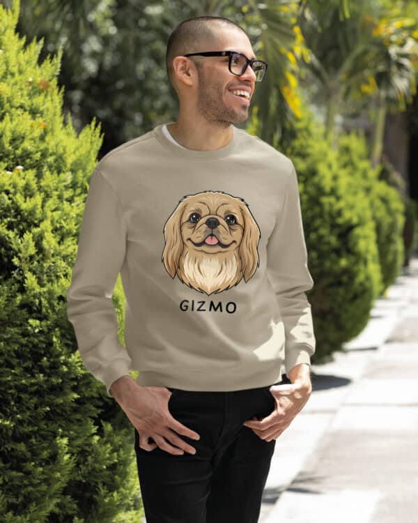 TL SWE SIM 1513 (9) Bluza bez kaptura <br>Pekińczyk Personalizowana Pupil Pies