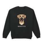 TL SWE SIM 1515 (10) Bluza bez kaptura Dog niemiecki Personalizowana Pupil Pies