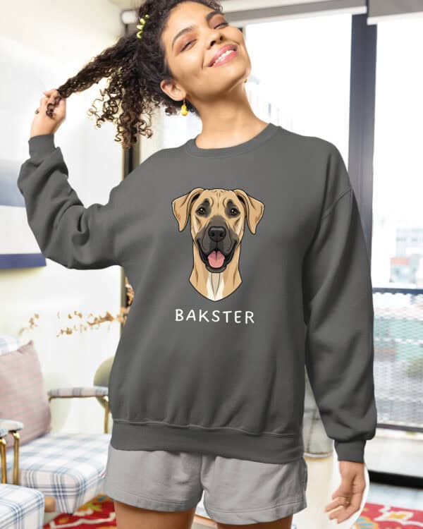 TL SWE SIM 1515 (14) Bluza bez kaptura <br>Dog niemiecki Personalizowana Pupil Pies