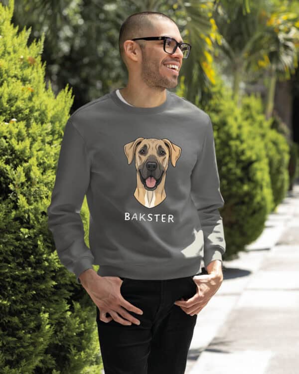 TL SWE SIM 1515 (15) Bluza bez kaptura <br>Dog niemiecki Personalizowana Pupil Pies