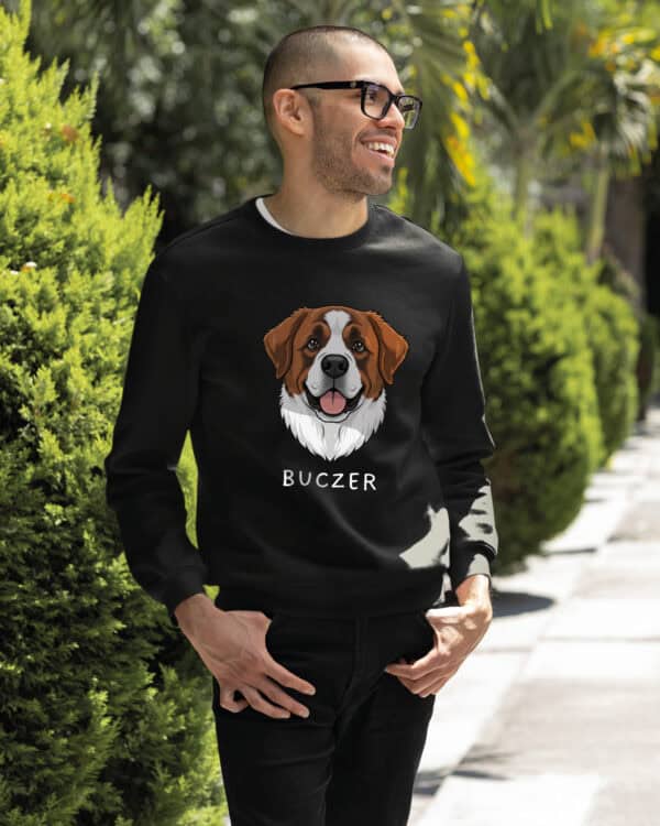 TL SWE SIM 1518 (12) Bluza bez kaptura <br>Bernardyn Personalizowana Pupil Pies