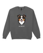 TL SWE SIM 1527 (13) Bluza bez kaptura <br>Owczarek australijski Personalizowana Pupil Pies