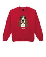 TL SWE SIM 1529 (16) Bluza bez kaptura <br>Basset Personalizowana Pupil Pies