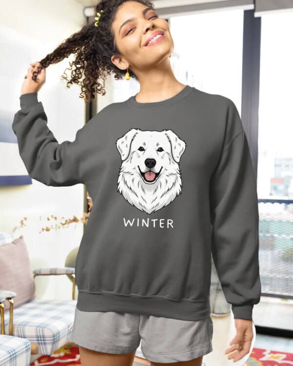 TL SWE SIM 1530 (14) Bluza bez kaptura <br>Owczarek podhalański Personalizowana Pupil Pies