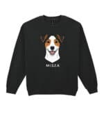 TL SWE SIM 1534 (10) Bluza bez kaptura Jack Russell Terrier Personalizowana Pupil Pies