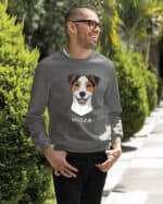 TL SWE SIM 1534 (15) Bluza bez kaptura <br>Jack Russell Terrier Personalizowana Pupil Pies