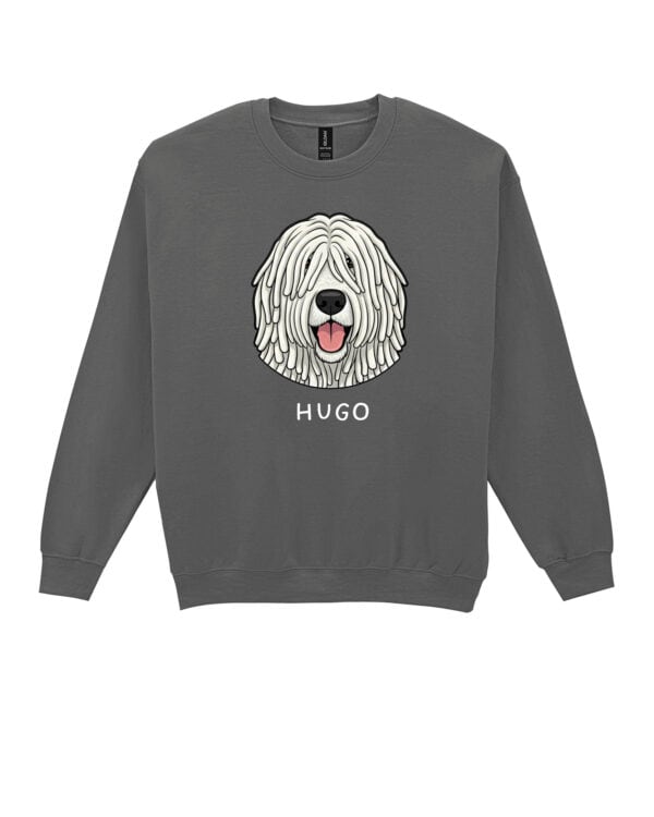 TL SWE SIM 1535 (13) Bluza bez kaptura <br>Komondor Personalizowana Pupil Pies