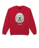 TL SWE SIM 1535 (16) Bluza bez kaptura <br>Komondor Personalizowana Pupil Pies