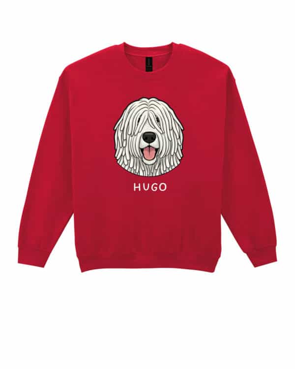 TL SWE SIM 1535 (16) Bluza bez kaptura <br>Komondor Personalizowana Pupil Pies
