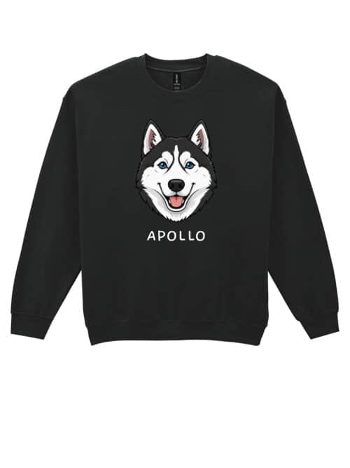TL SWE SIM 1536 (10) Bluza bez kaptura Husky Personalizowana Pupil Pies