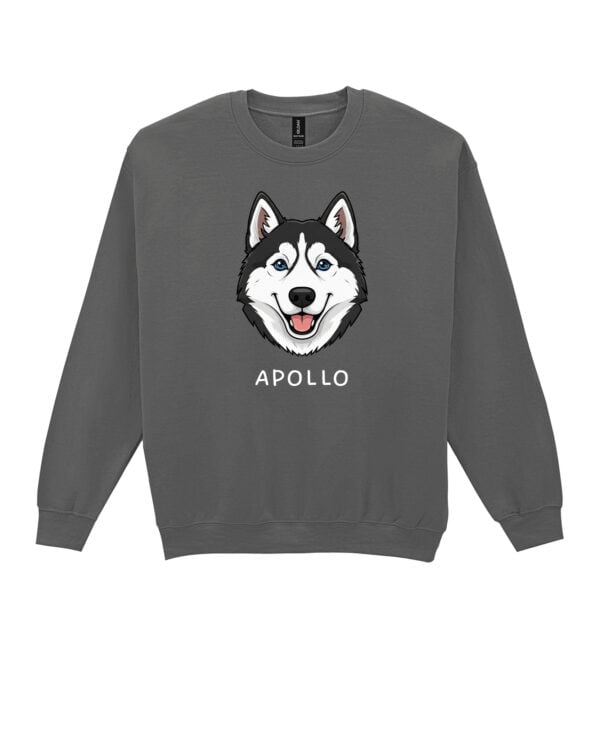 TL SWE SIM 1536 (13) Bluza bez kaptura <br>Husky Personalizowana Pupil Pies